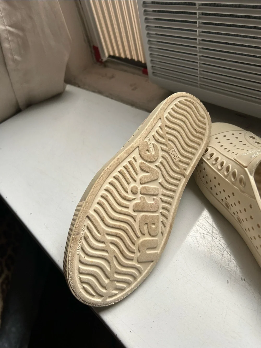 Native x Star Wars Slip-On Shoes in Cream